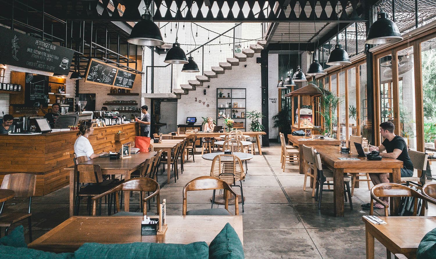 An empty restaurant
